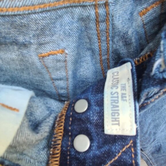 Mens Abercrombie Classic Straight Jeans size 28 x 30 Button Down Fly - Picture 3 of 12
